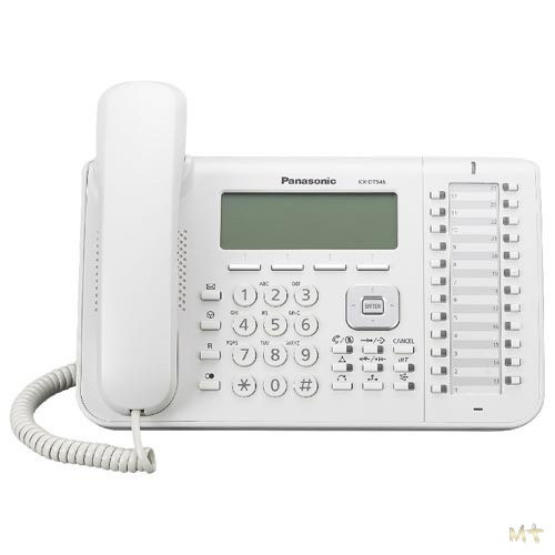 KX-DT546 Telefono ejecutivo pantalla amplia, blanco