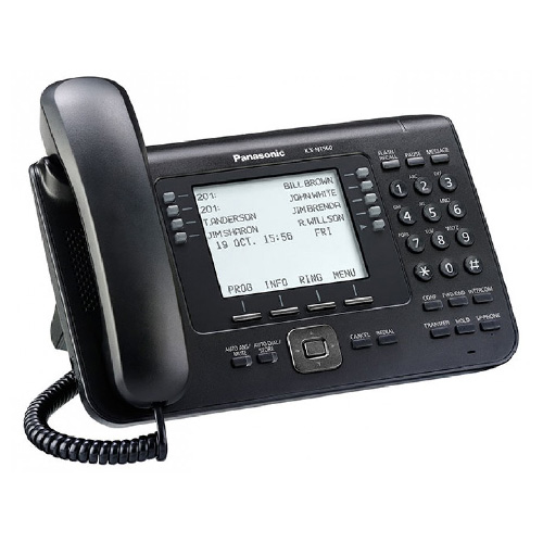 KX-NT560-B Telefono ejecutivo IP pantalla 4.4 pulgadas,negro