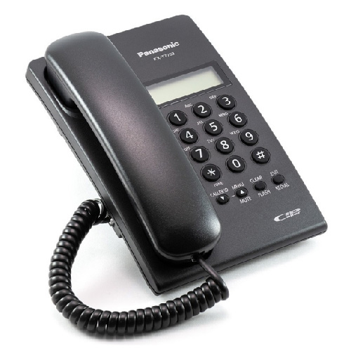 KX-T7703-B Telefono sencillo ID, negro
