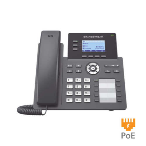 Grandstream GRP2604P Estación Base VoIP DECT de largo alcance con modelo DP730 | compatible con DP722 | DP720