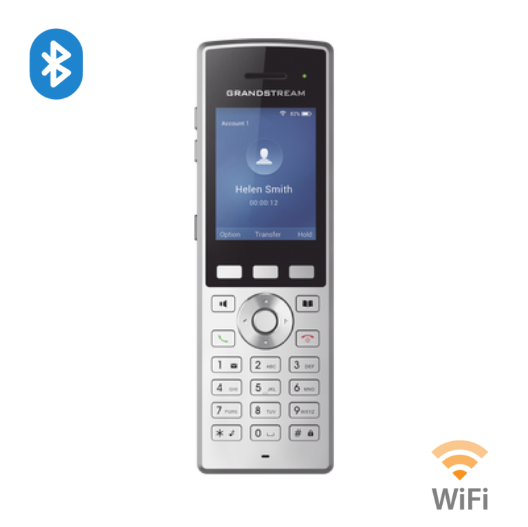 Grandstream WP822 Teléfono IP con video Empresarial Android | Pantalla táctil (1280x800) hasta 16 líneas y 16 cuentas SIP